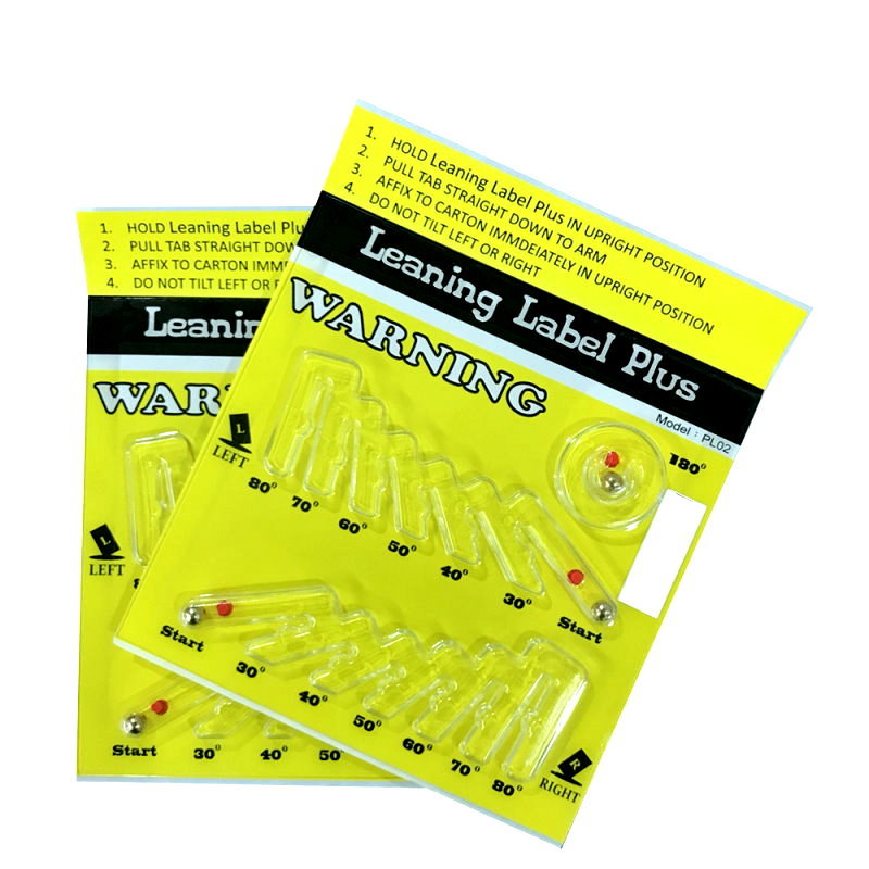 Leaning Label Plus (Tilt Indicator 24114) - Advantage: If Red Inspect Contents