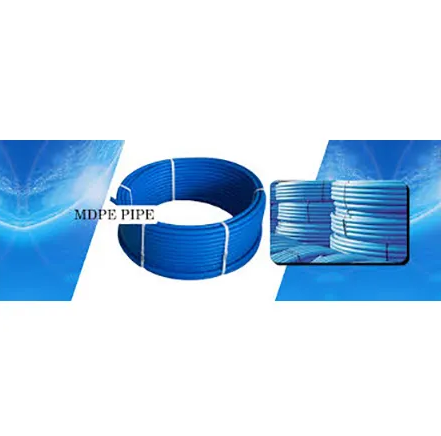 Mdpe Pipe - Medium Density Polyethylene, Seamless Round Shape, Blue Color | Hydraulic Application, Female Connection, High Flexibility, Crack Resistant