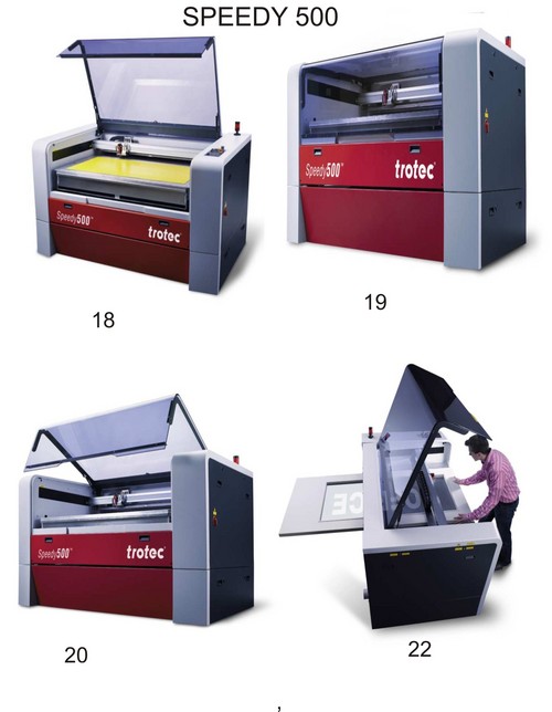  Speedy 500 Laser Cutting Machine 