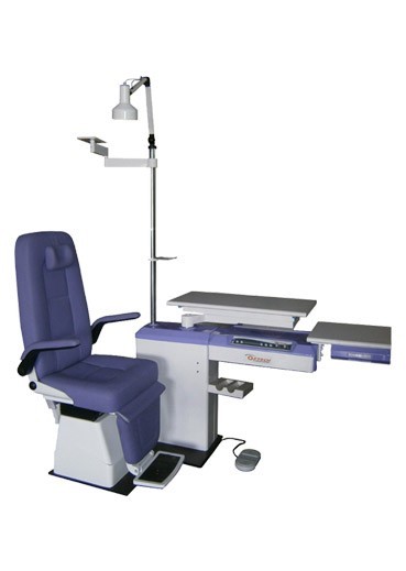 Steel Less Refraction Chair Unit Doctor Model With Doctor Stool And Remote Drum