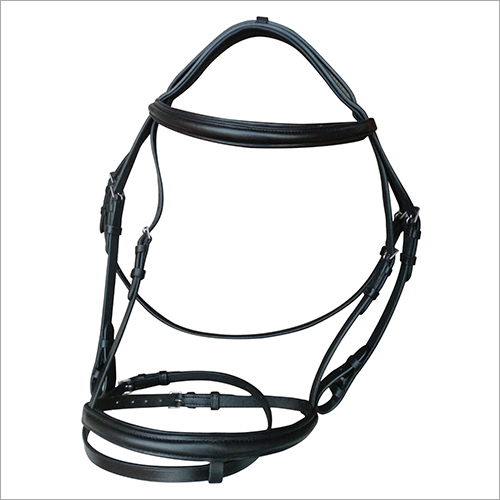 Black Leather Bridle - Application: Horse Riding