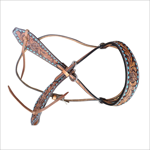 Leather Headstall Bridle - Application: Horse Riding