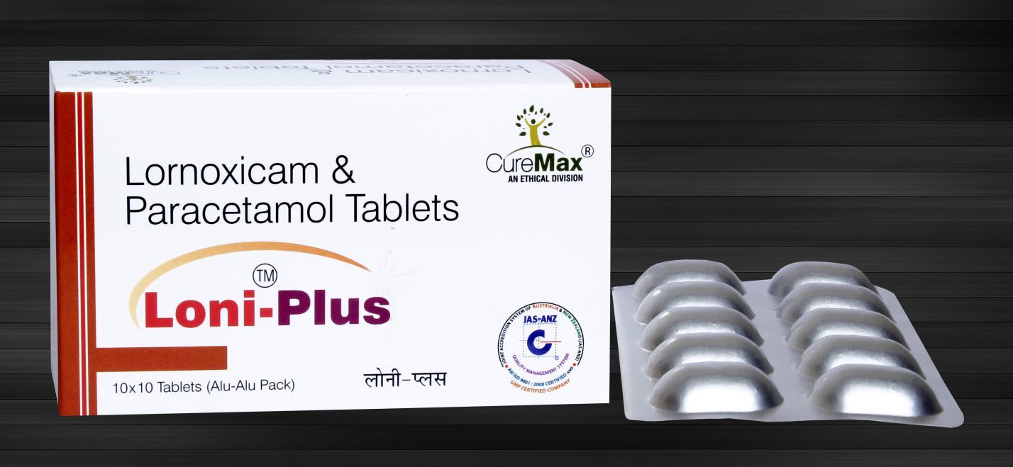 325 Mg Lornoxicam 8 Mg And Paracetamol Tablets - Application: Analgesic