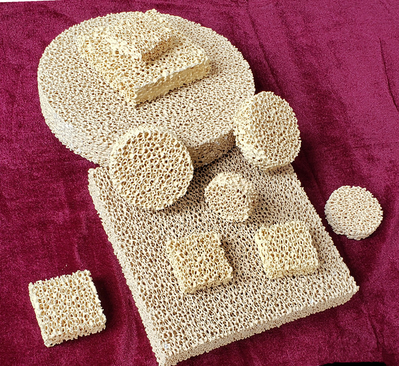 High Quality And Good Price Zirconia Foam Ceramic Filter Application: Filtration Of Stainess Steel