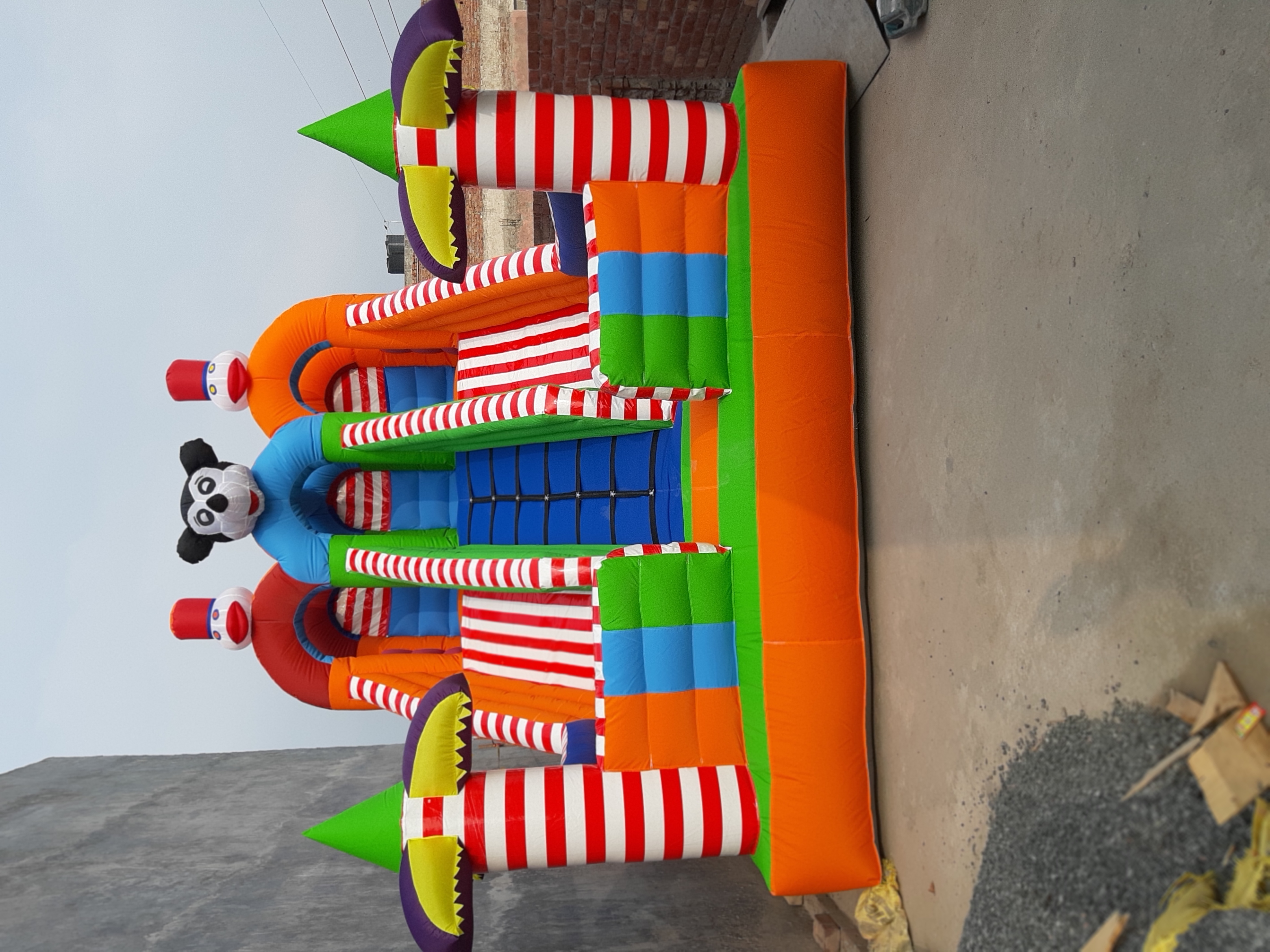 Outdoor Playground Jumping And Sliding Bouncy