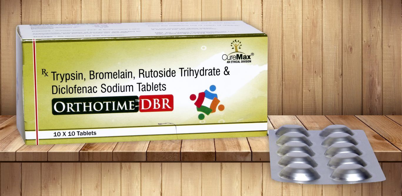 Trypsin 48 Mgdiclofenac Sodium 50 Mgbromelain 90 Mg & Rutoside 100 Mg General Medicines