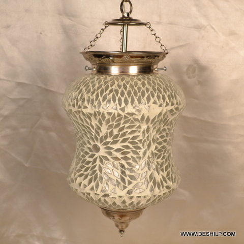 Noirlume Black & White Mosaic Wall Lamp - Finish: Handmade