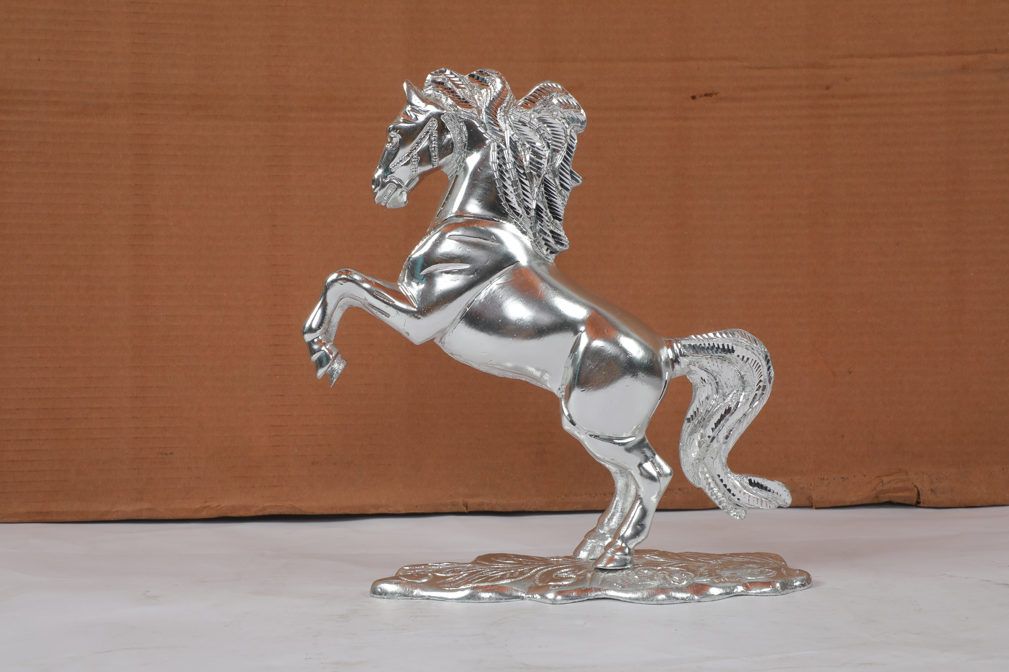 Silver Horse Metal Statue (Mix)