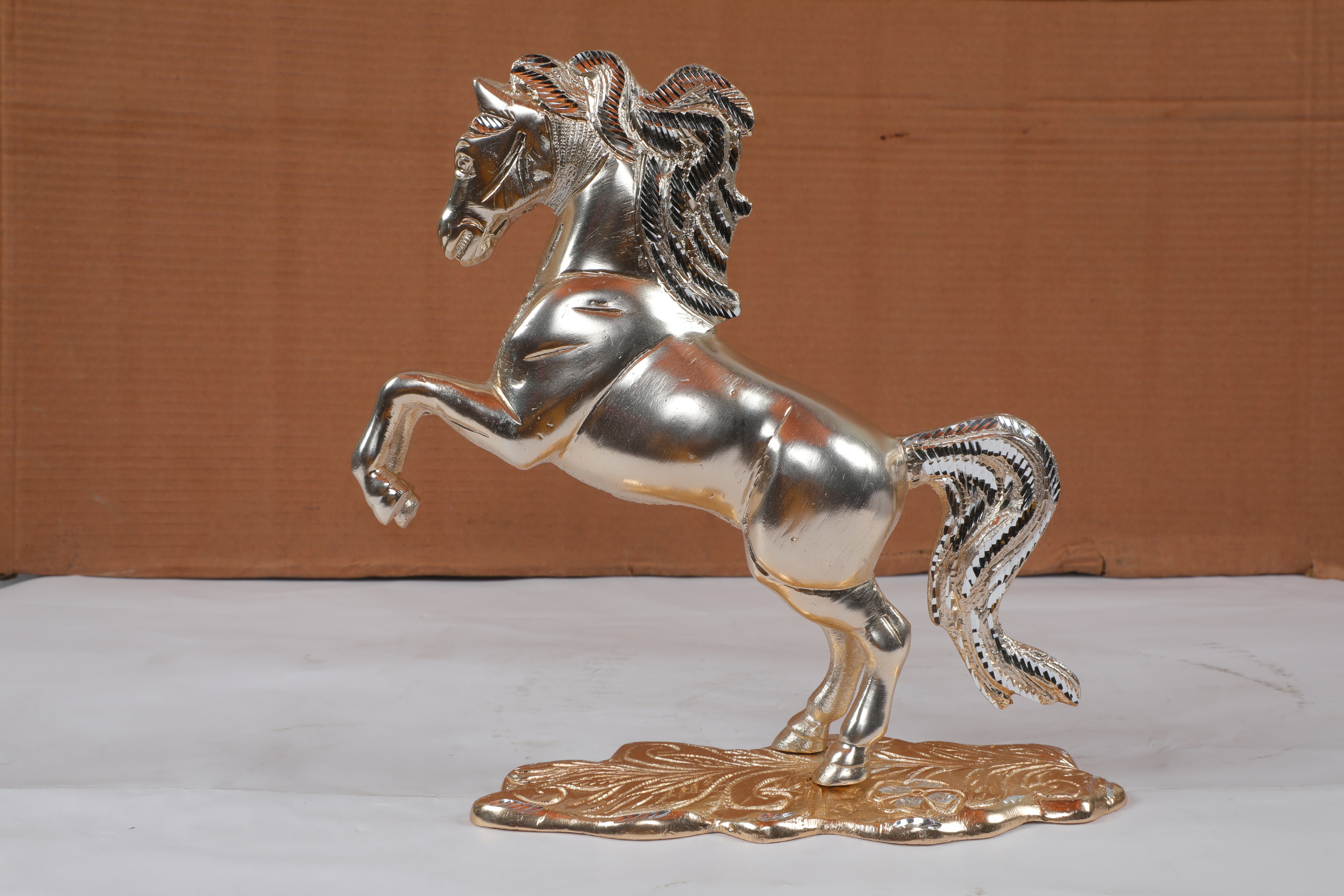 Silver Horse Metal Statue (Mix)