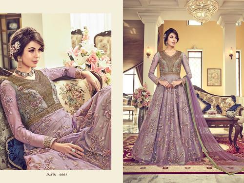 Multi Heavy Designer Anarkali Suit, Traditional Wear