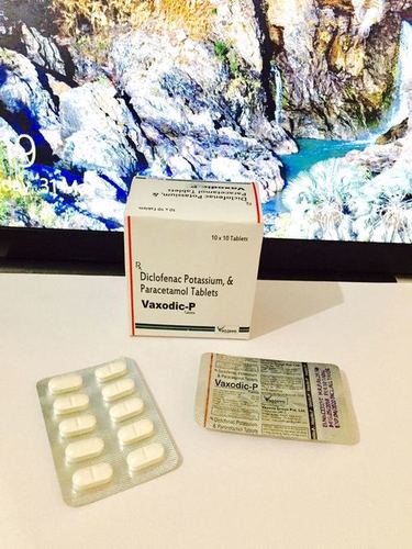 Diclofenac Potassium  Paracetamol Tablets General Medicines