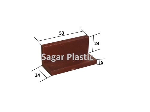 2 Track Bracket - Aluminum Material, Custom Size, Red Color | Corrosion Resistant, Simple Installation For Aluminum Sliding Window Tracks