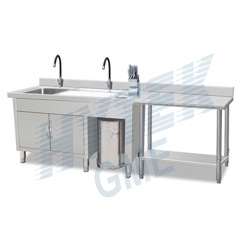 Multi Functional Food Processing Table Application: Commercial Kitchen