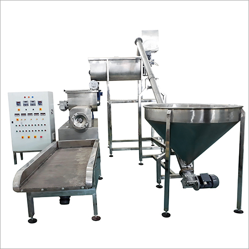 Pasta Making Machine - 300 Kg/hr Capacity, Stainless Steel, 7x4x8 Ft Dimensions | Compact Structure, Eco-friendly, High Efficiency, Low Noise, Lower Energy Consumption