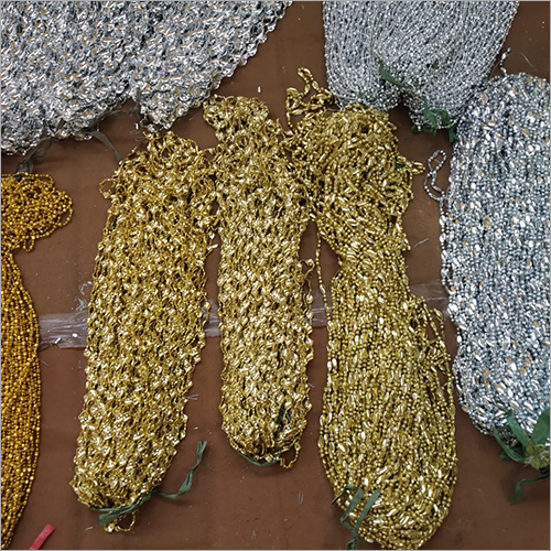 Golden Beaded Curtains
