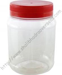 Plastic Jars - Medium Sized Round, Rigid Pet Material, Various Colors Available | Water & Chemical Resistant, Reusable & Recyclable, Fine Finish For Optimal Storage