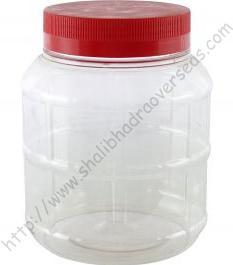 Plastic Jars - Medium Sized Round, Rigid Pet Material, Various Colors Available | Water & Chemical Resistant, Reusable & Recyclable, Fine Finish For Optimal Storage