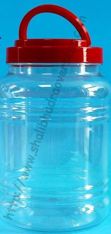 Plastic Jars - Medium Sized Round, Rigid Pet Material, Various Colors Available | Water & Chemical Resistant, Reusable & Recyclable, Fine Finish For Optimal Storage