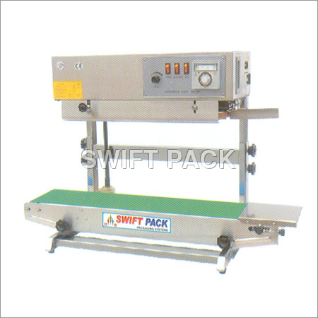 Grey Vertical Continuous Band Sealer
