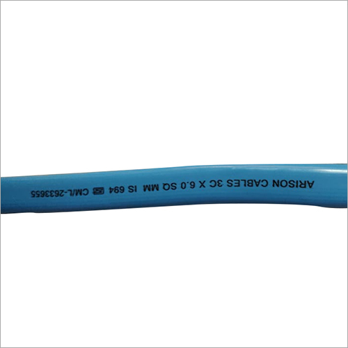 Blue 6.0 Sq.Mm Pvc Insulated Wire