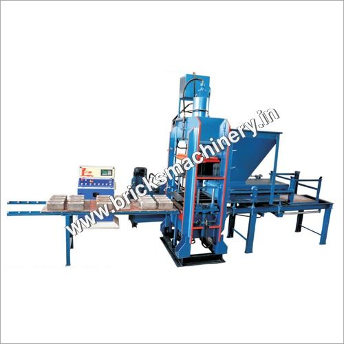 Blue Automatic Fly Ash Bricks Machine