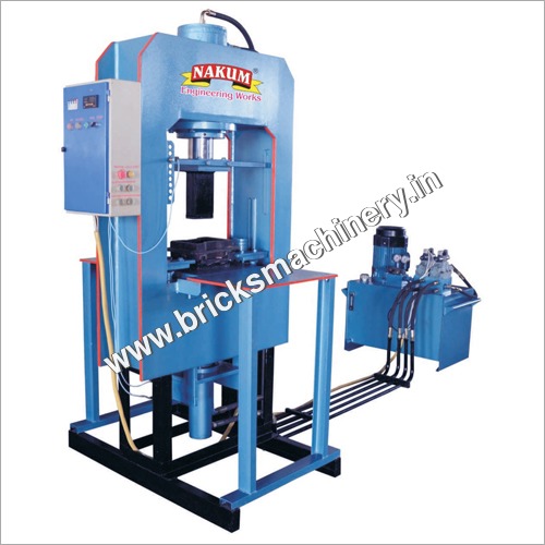 High Pressure Paver Block Making Machine - Steel, 440 Volt, Blue | Fully Automatic, Hydraulic Cooling, 200 Liters Oil Tank Capacity, Easy to Use, High Efficiency, 1-Year Warranty