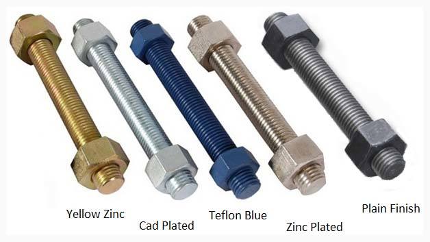 Sa193 Grade B7 Stud Application: High Temperature High Pressure Fit Up