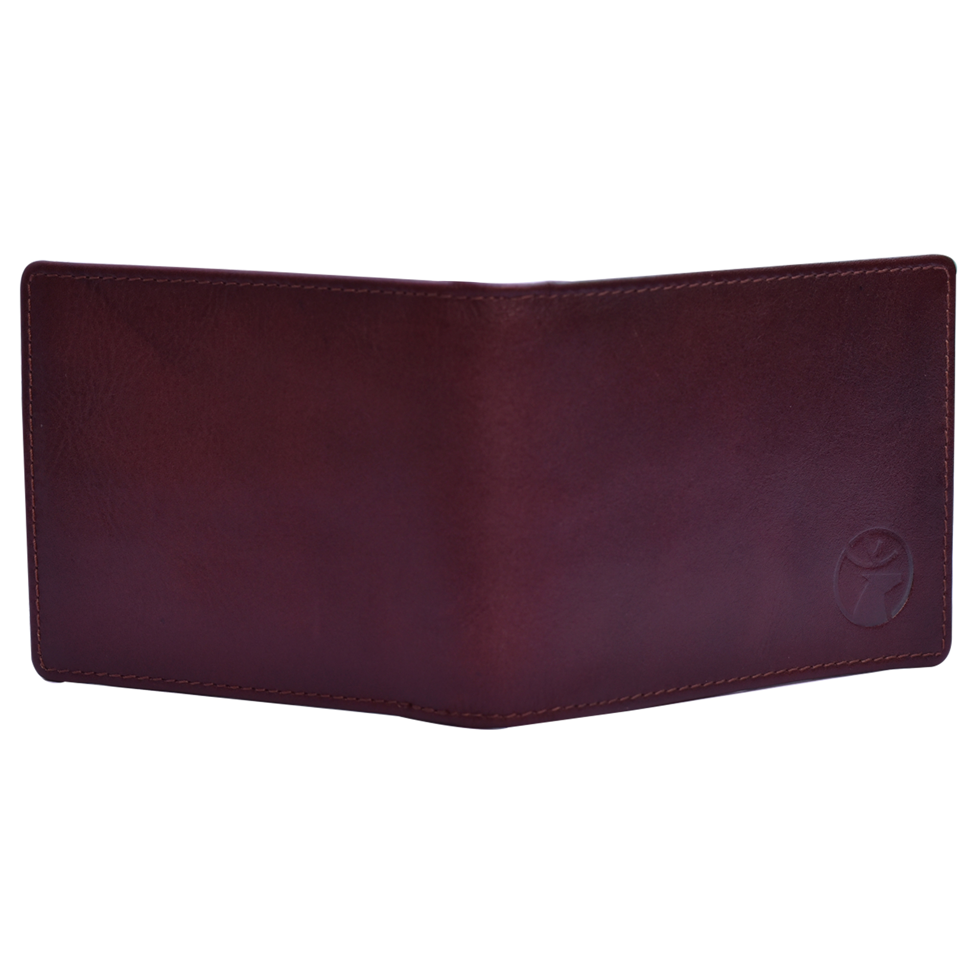 Stylish Leather Wallet - Brown Leather, Foldable Design | Rfid-blocked, Personalized With Card Slot, Chains, And Hooks For Convenience