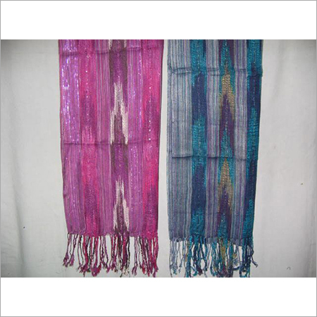 Ikkat Print Stoles - Viscose Fabric, Fashion Stoles for Women | Elegant Design, Stylish Accessory for Any Occasion