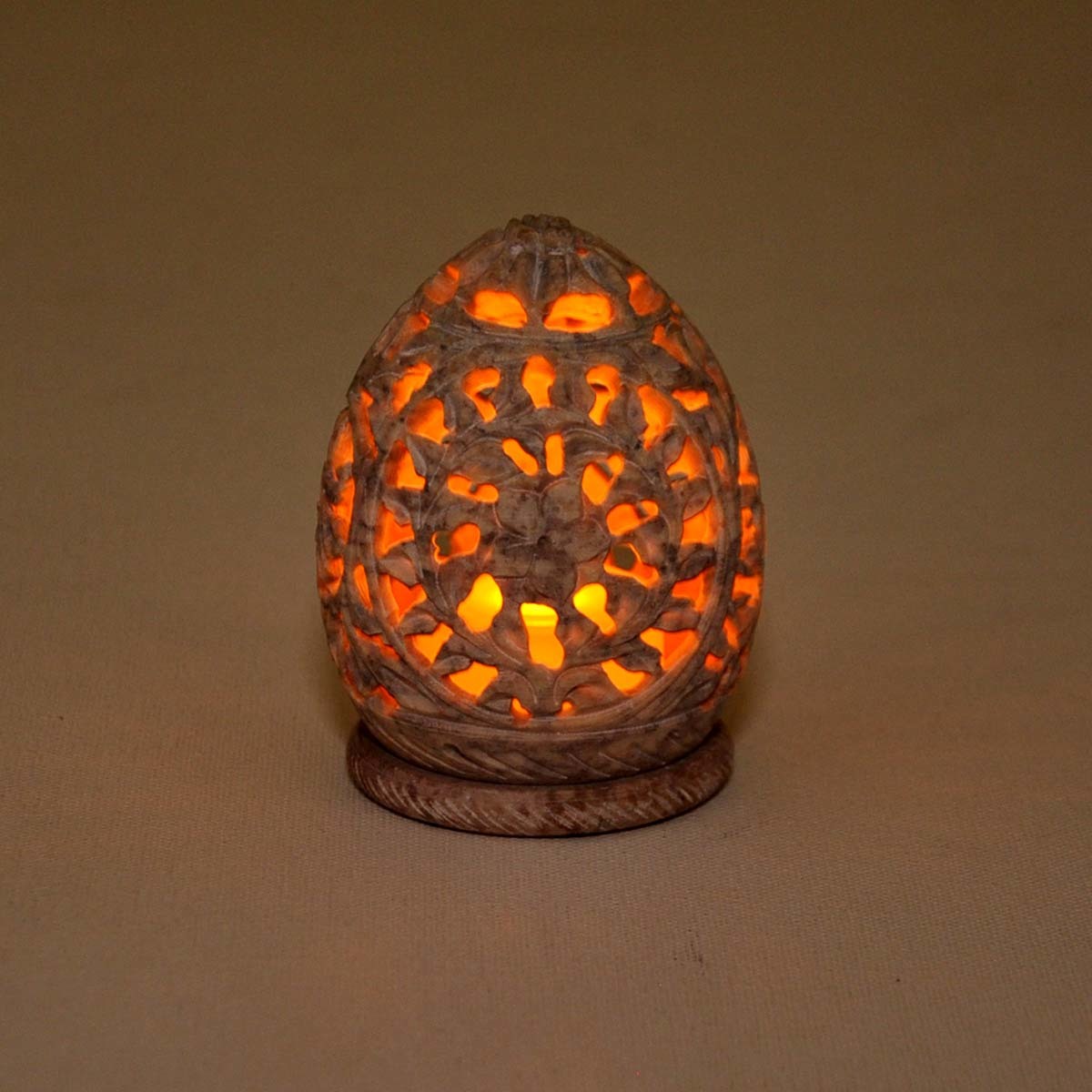 Tea Light Holder Soapstone
