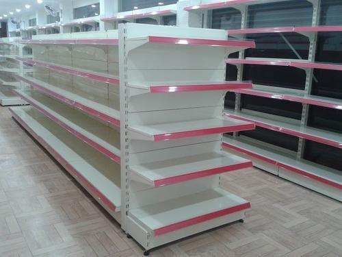 Departmental Racks - Heavy Duty , Powder Coated White | Available in Multiple Sizes for Supermarket Use