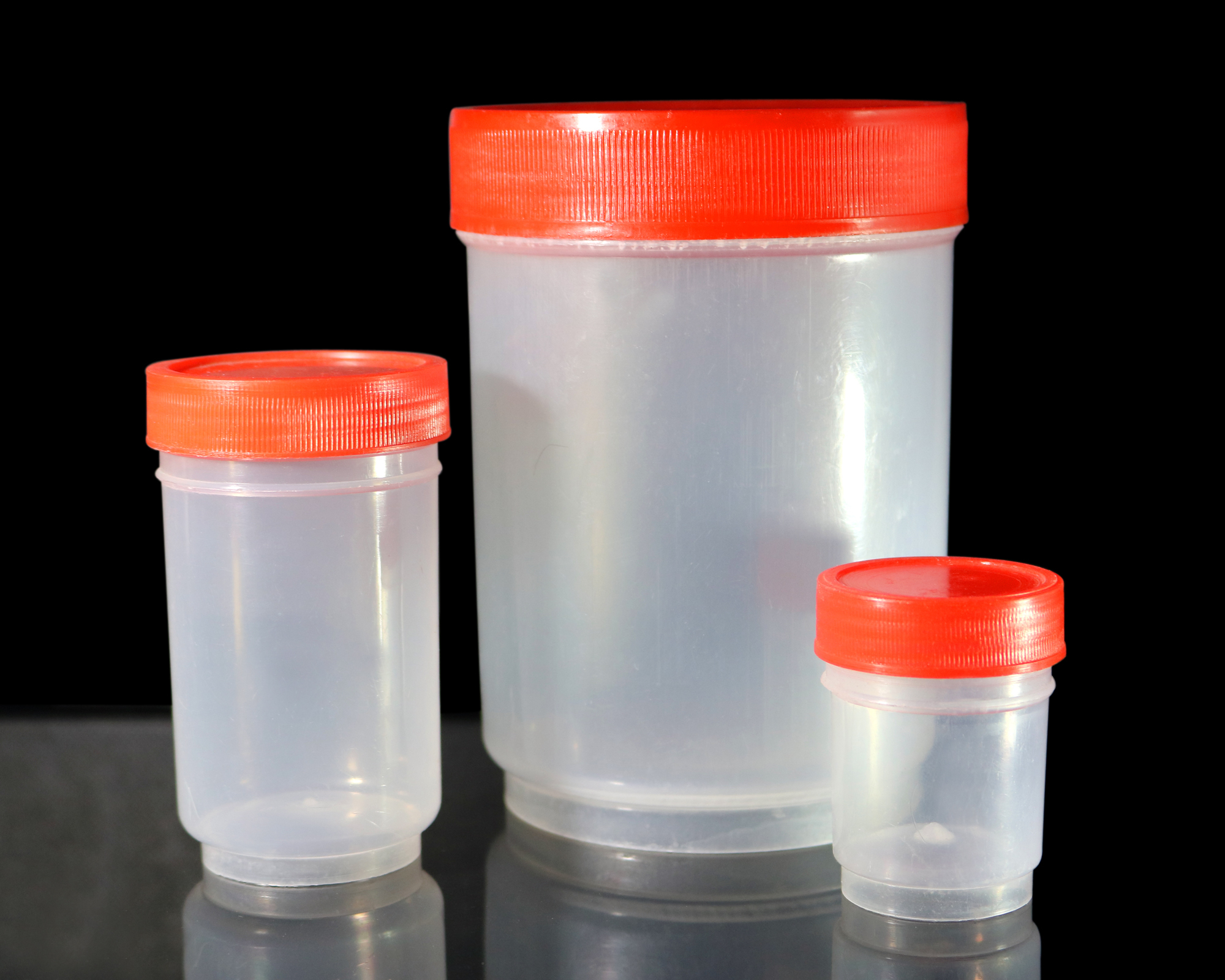 Pan Chutney Jar - Plastic, Available Sizes: 50ml, 180ml, 500ml, 1000ml | Rigid, Transparent, Non-toxic, Custom Colors