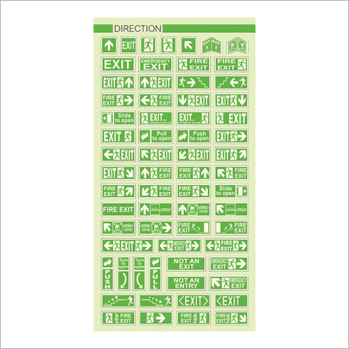 Direction Safety Signage - Advanced Manufacturing Quality, Customizable Size , 1-Year Warranty, Electricity Powered for Optimal Safety Messaging