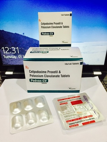 Cefpodoxime  Potassium Clavulanate Tablets Recommended For: As Per Physician.