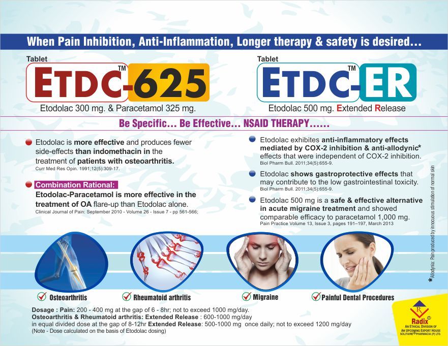 Etodolac 500 Mg Specific Drug