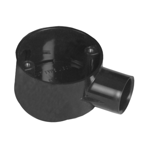 Pressfit Junction Boxes - PVC Plastic, 19-25 mm , Black, Grey, Ivory | Moisture & Fire Resistant, Low Friction Coefficient, Corrosion Resistant