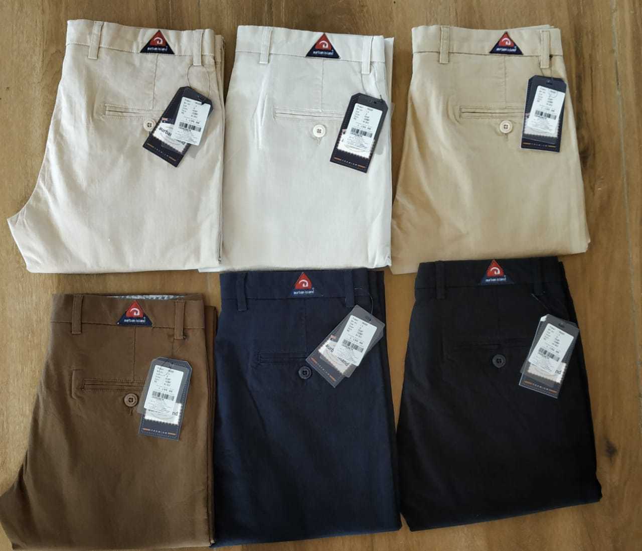 Navy Cotton Pant