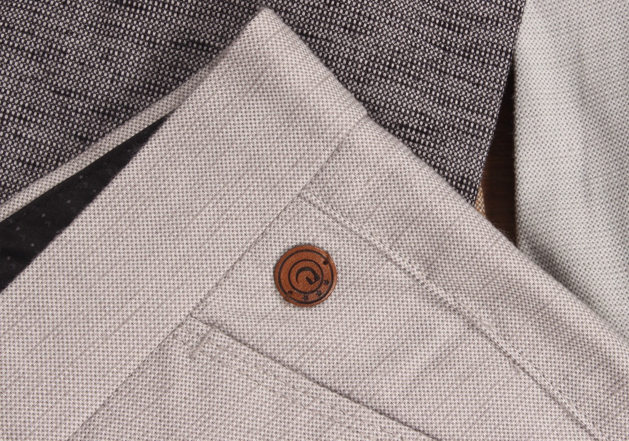 Cotton Pant - Linen Look Lycra, Sizes 30-38, Grey | Slim Fit, Zipper Fly, Four Pockets, Plain Pattern, Suitable For Men