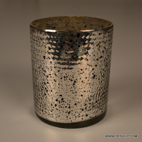 एंटीक इमिटेशन ग्लास टी लाइट कैंडल वोटिव