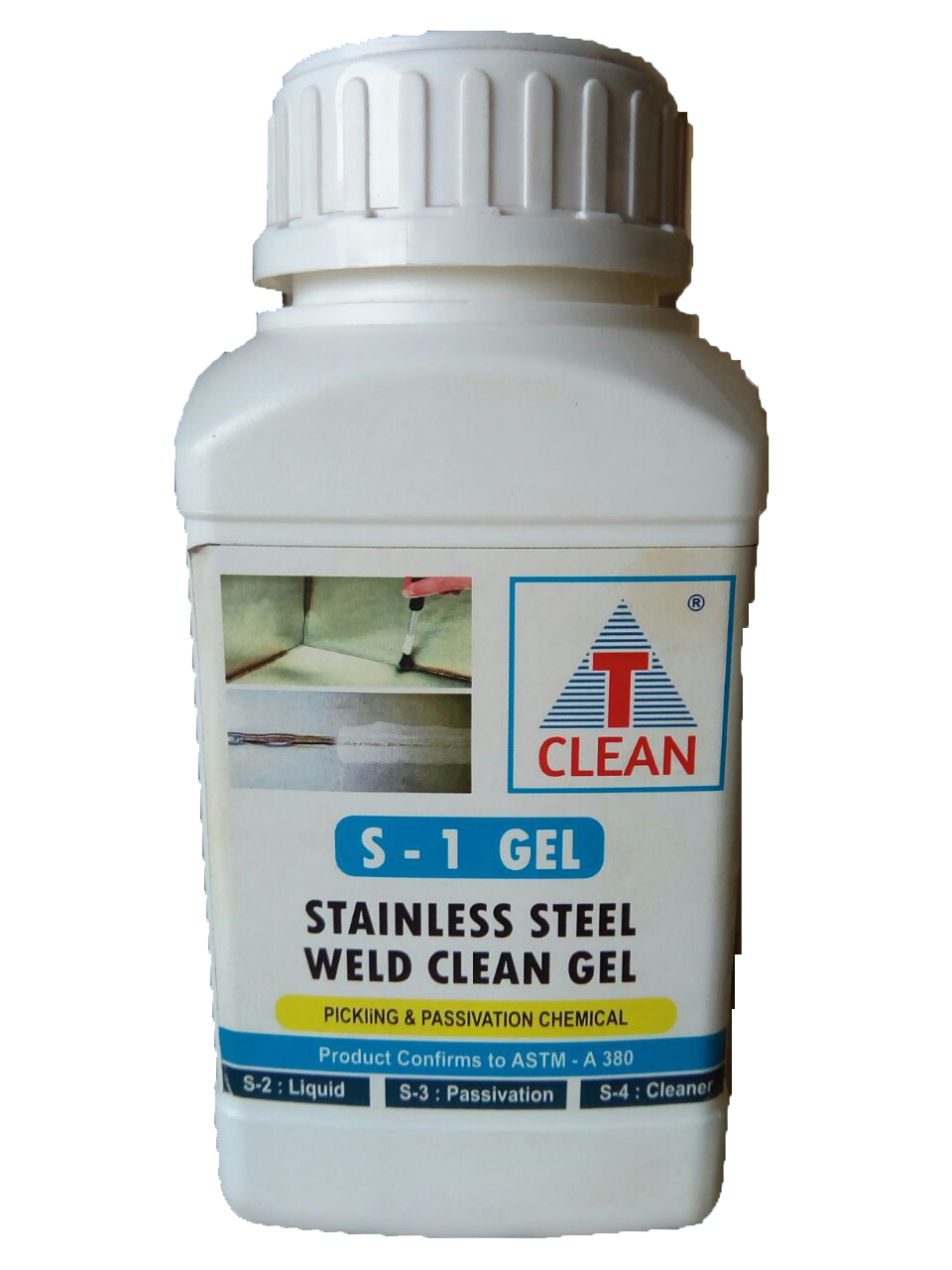 Stainless Steel Weld Clean Gel Application: Metal