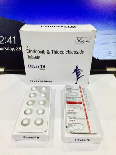 Etoricoxib - 60 mg + Thiocolchicoside - 4 mg Tablets | Pain Relief for Orthopedic, Traumatological & Rheumatologic Disorders, Muscle Spasms, and Swelling