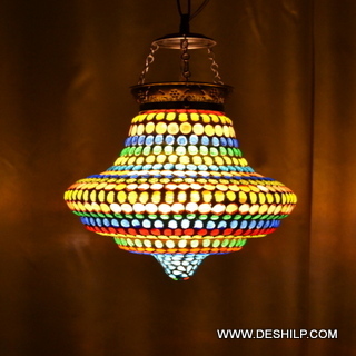 मल्टीकलर मोज़ेक हैंडमेड ग्लास वॉल हैंगिंग