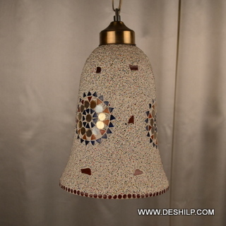 Modern Art Round Beautiful Glass Decor Wall Hanging - Color: Multicolor