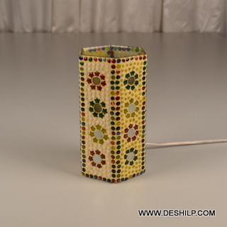 Twilightgleam Multi Shade Mosaic Lamp - Color: Multicolor