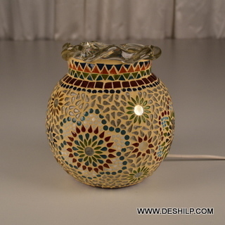 Jar Type Mosaic Handmade Glass Wall Hanging - Color: Multicolor