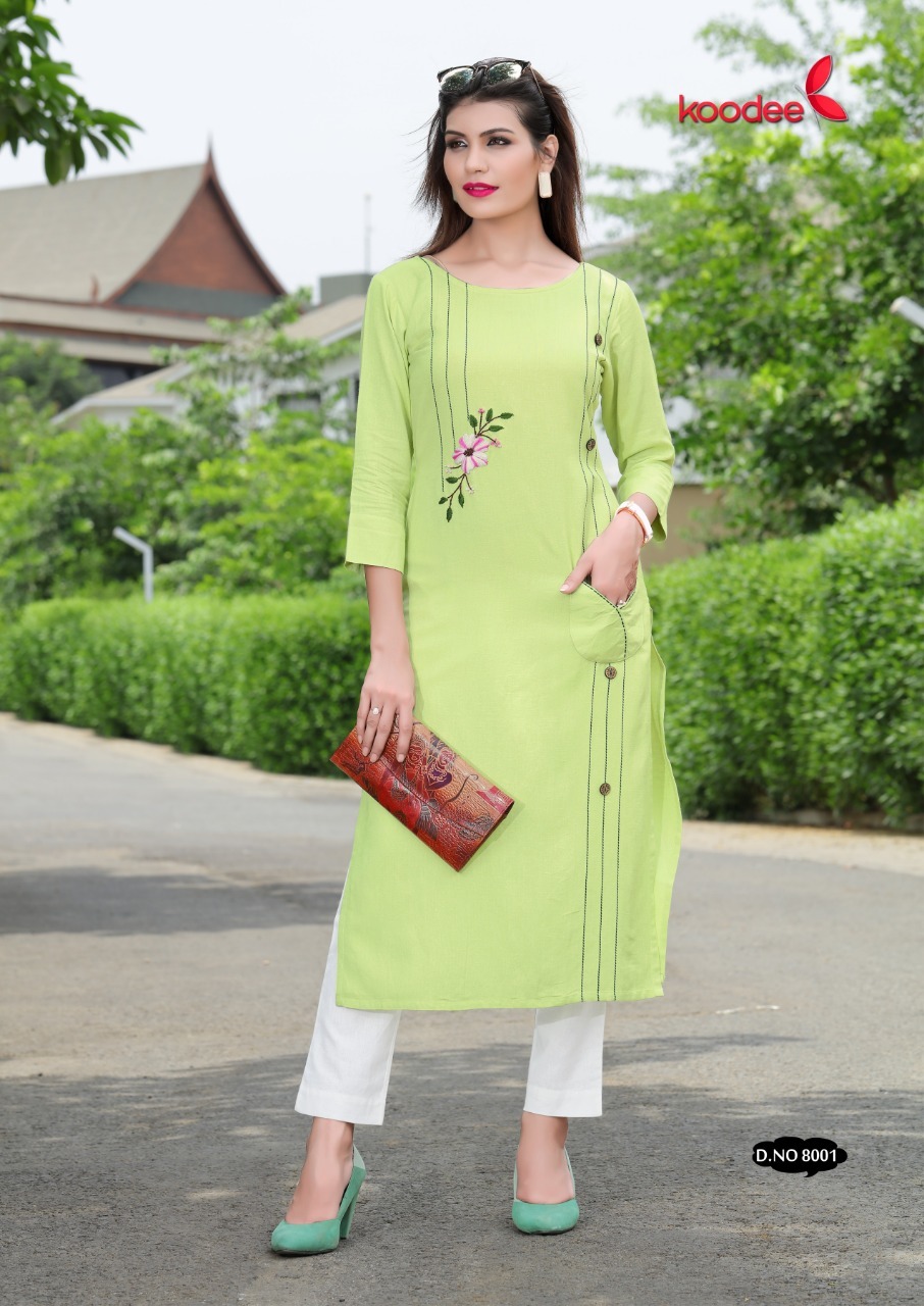 Ladies Straight Rayon Kurtis Bust Size: M