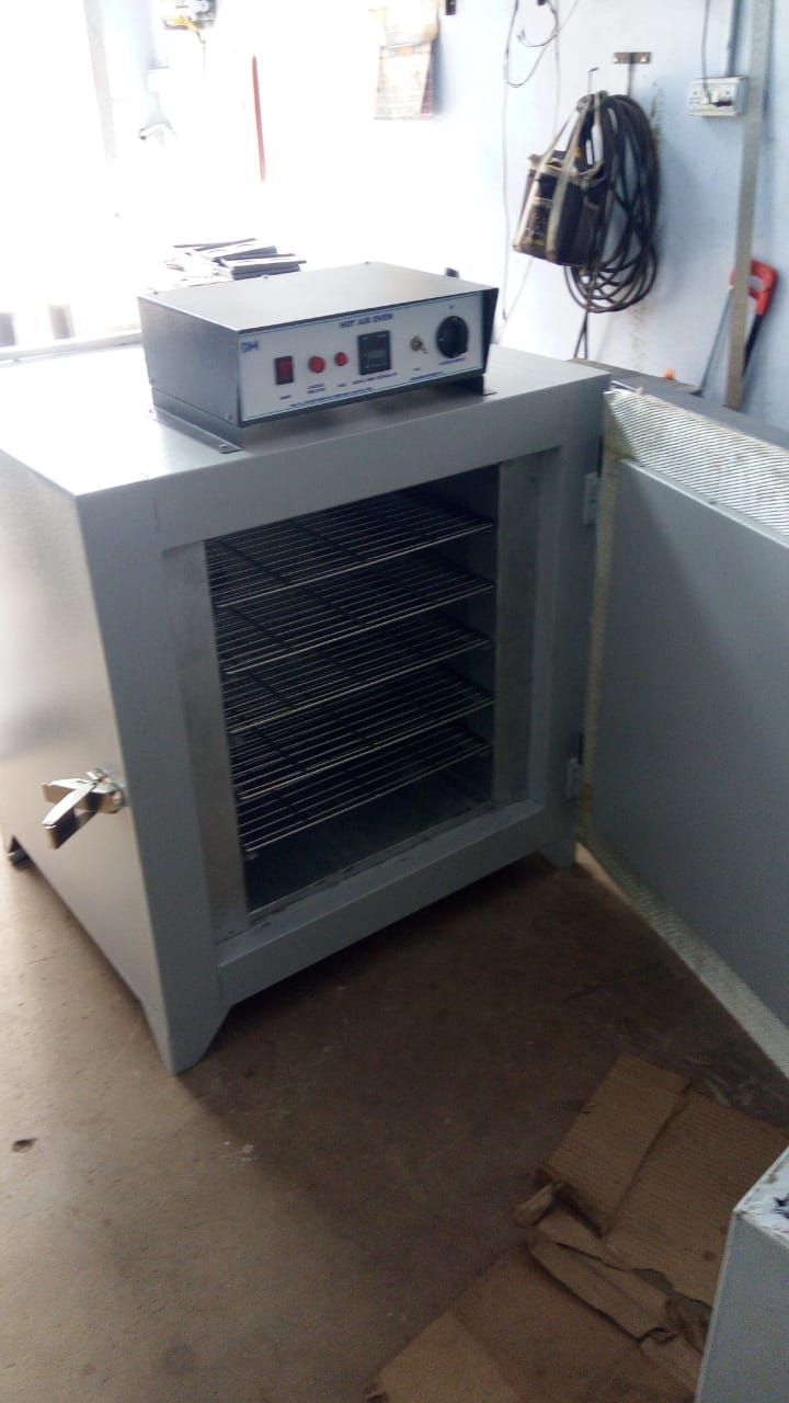Welding Electrode Drying Oven - Mild Steel Body, 100 X 500 X 100 Mm, Temp 50â°c To 300â°c | Portable Design, Automatic, Digital Display, Horizontal Air Flow
