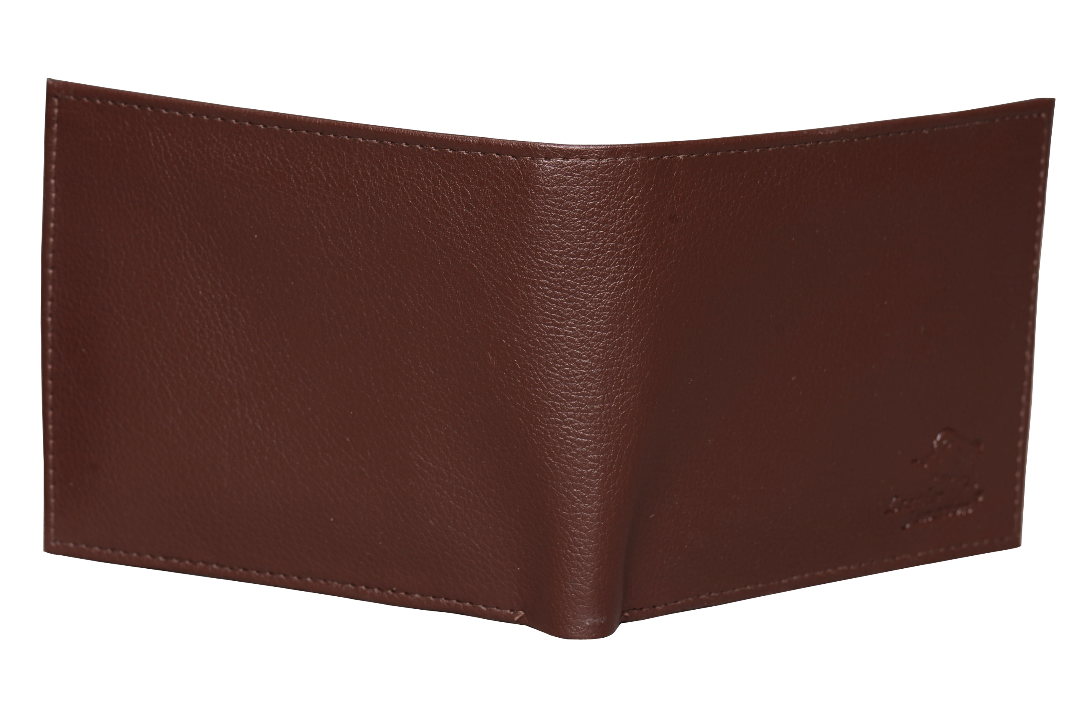 Brown Artificial Leather Wallet Size: 24*9*2 Cm