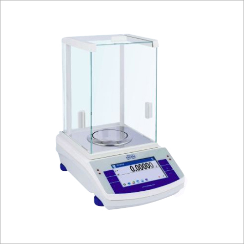 White & Blue Semi Micro Weighing Scale