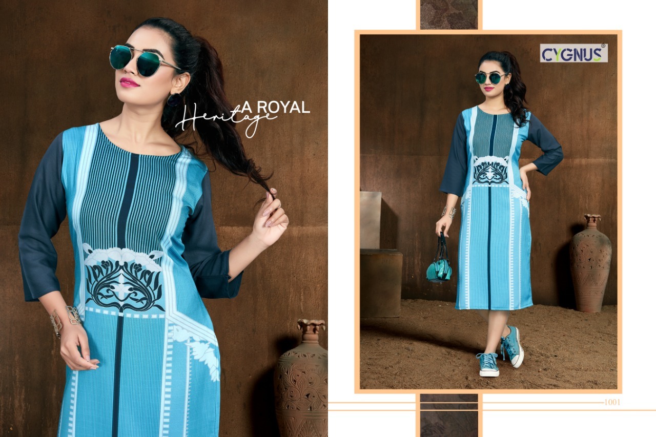 Rayon Printed Kurti Bust Size: M
